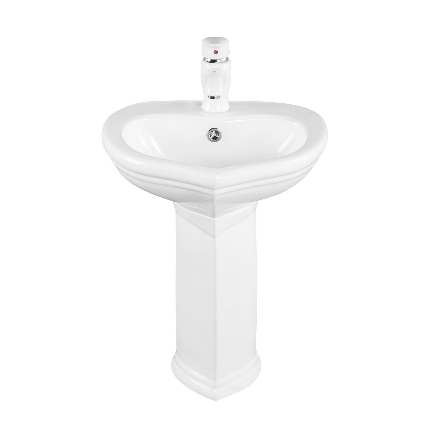 child pedestal basin, toddler size freestanding children washing basin WB-2200, produced by waxiang ceramics